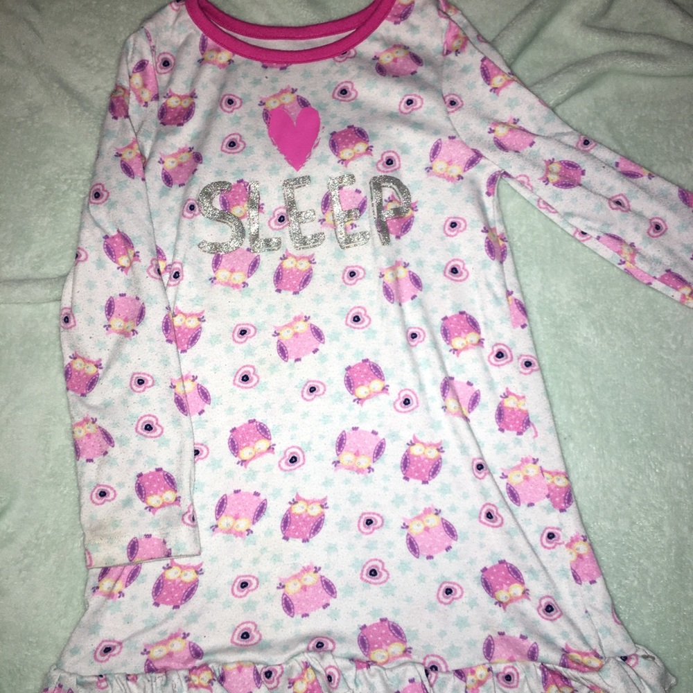 Long Sleeve Girl’s Nightgown
